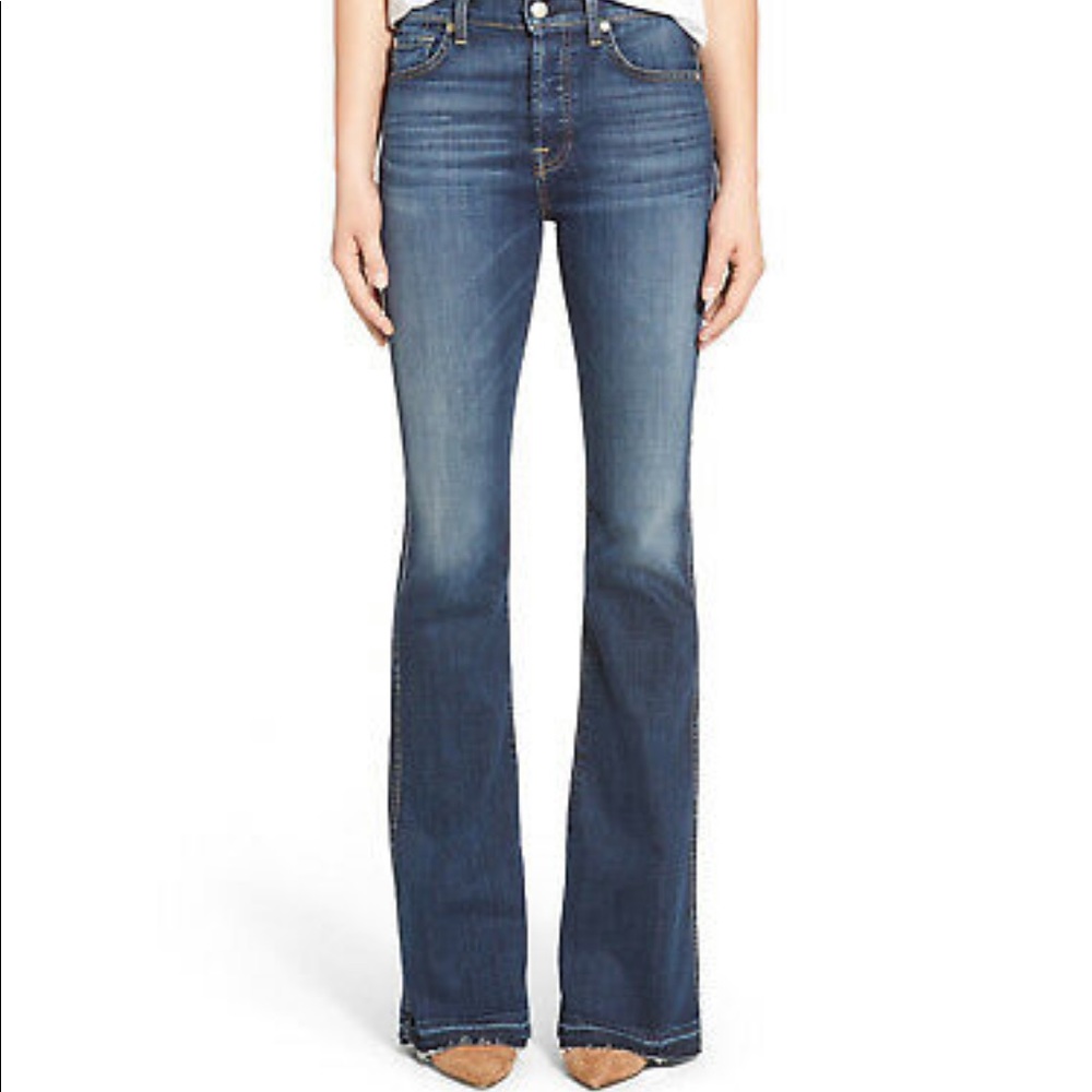 Seven 7 high waist vintage bootcut denim jeans